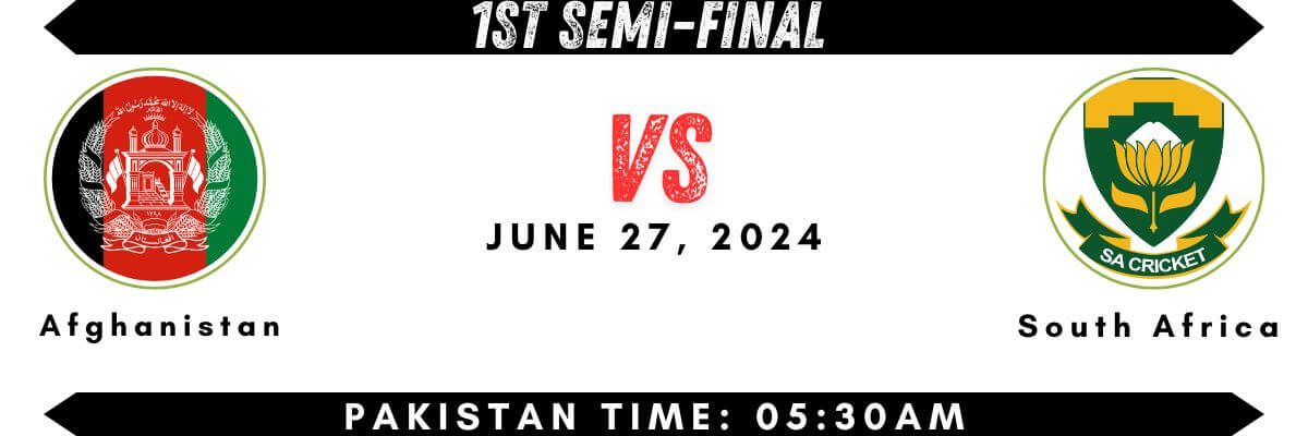 1st Semi-Final match of t20 world cup 2024