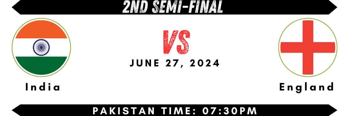 2nd Semi-Final match of t20 world cup 2024