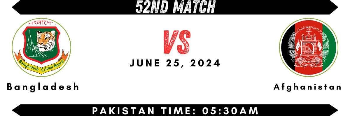 52nd match of t20 world cup 2024